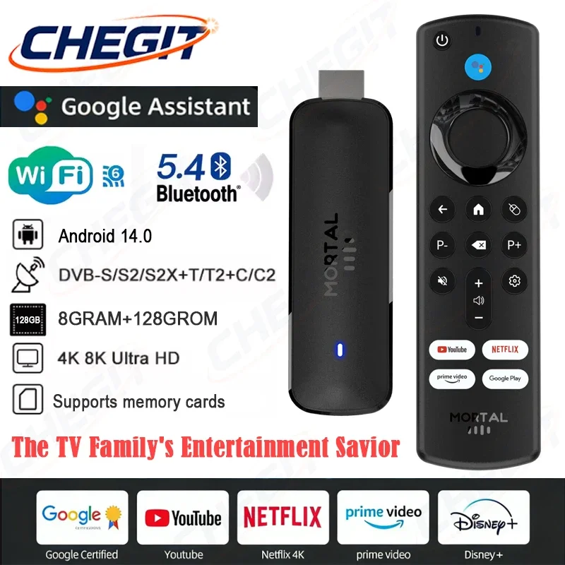 

Новый ТВ-стик Android 14 2026 года, 8K 60fps, Q8 Smart IPTV донгл, 8 ГБ ОЗУ, 128 ГБ ПЗУ, Dual WIFI6, BT5.0 для Netflix, YouTube, медиаплеер