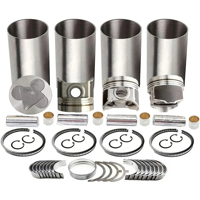 

Cylinder Liners&piston 1G563-21774 &piston ring&main/rod bearing four matching for Kubota V3300-DI for Bobcat Skid Steer Engine