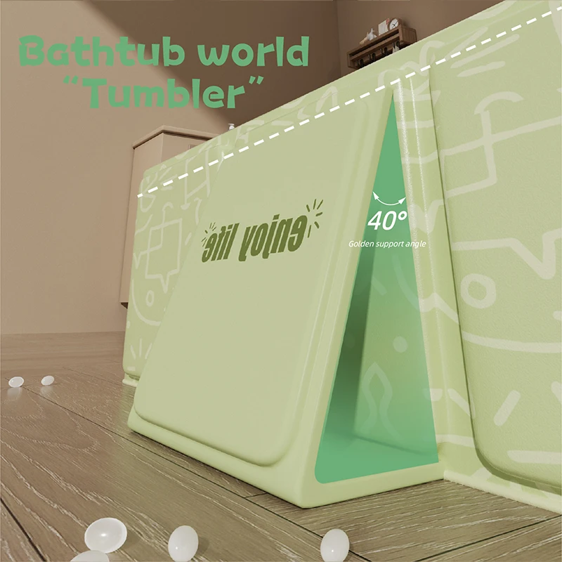 Children and Babies Can Use Foldable Bathtubs for Home Use. Thickened Baby Bath Tub, Enlarged and Extended Shower Tub