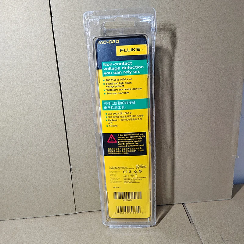 فلوك 1AC/2AC عدم الاتصال الجهد اختبار قلم رصاص VoltAlert™التيار المتناوب عدم الاتصال تستر فولت تنبيه عصا كاشف كهربائي القلم