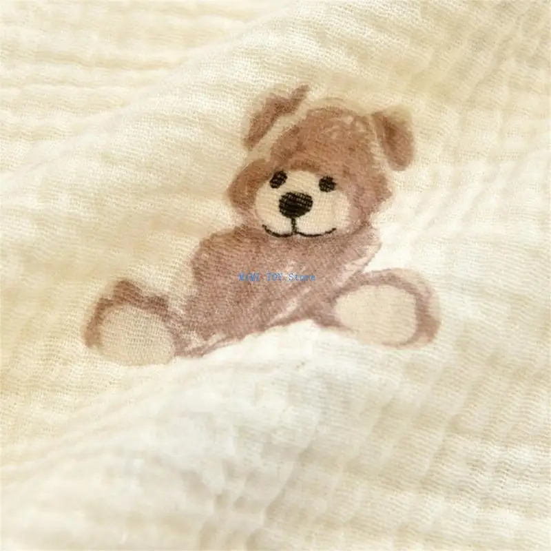 

24BE Adorable- Baby Washcloth Cotton Squares Natural Towel Reusable Wipes