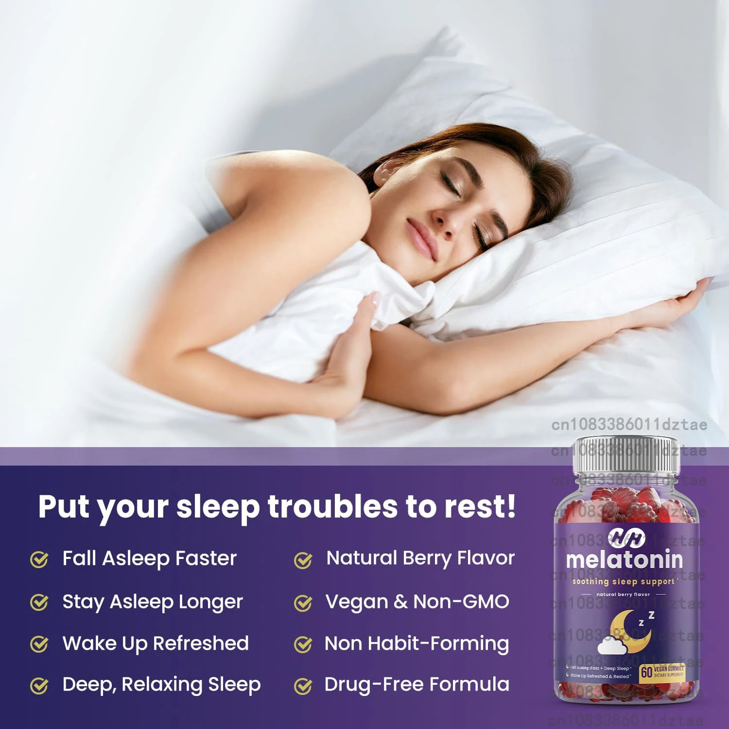 Melatonin Gummies - Sleep Aid, - Melatonin Sleep Gummy recension och pris