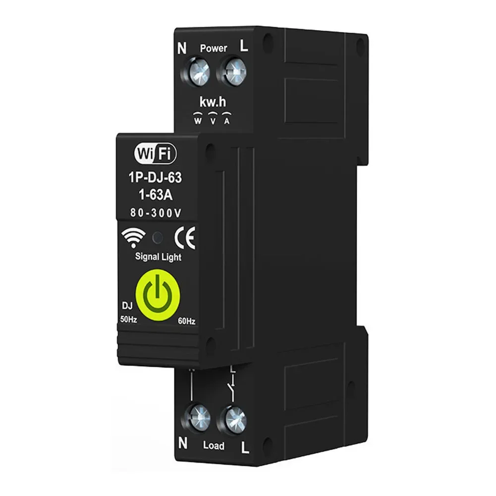 

Bidirectional Metering WiFi Circuit Breaker with Leakage and Overcurrent Protection Enabling Remote Smart Home Energy Control