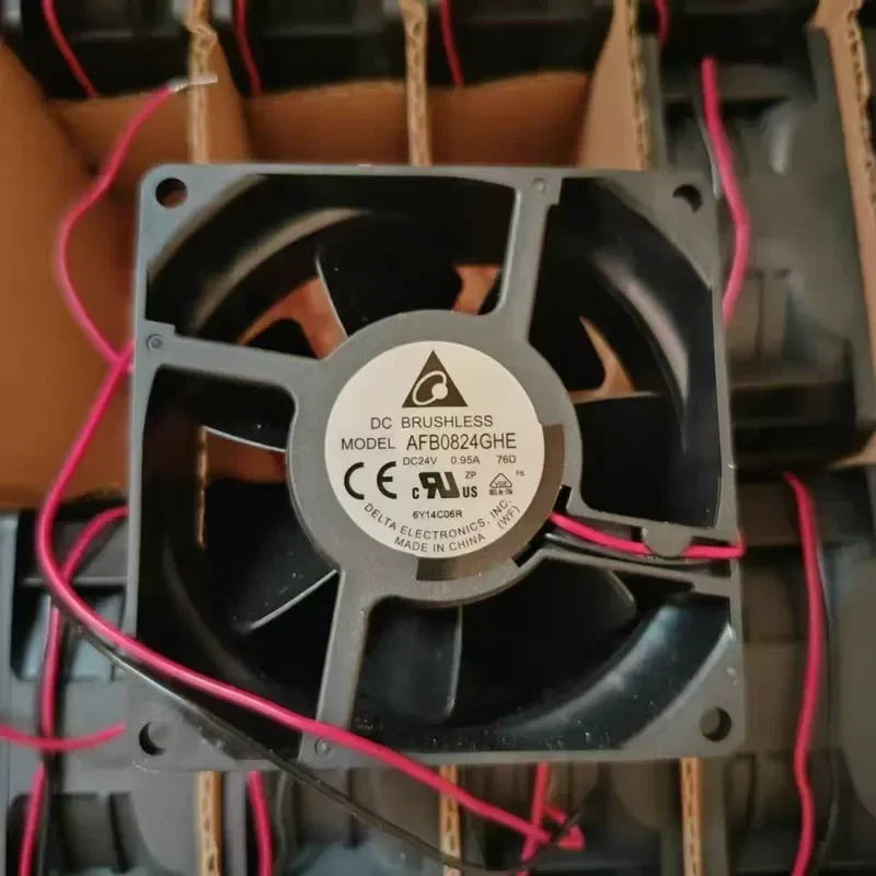 for Delta AFB0824GHE Original Taiwan 8cm 8038 24V Inverter Cooling Fan