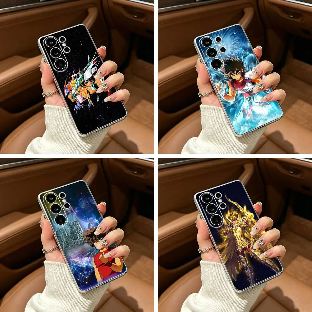 S-Saint S-Seiya Knights Z-Zodiac -ES Phone Case For Samsung S25,S24,S21,S22,S23,S30,Ultra,S20,Plus,Fe,Lite Transparent Cover