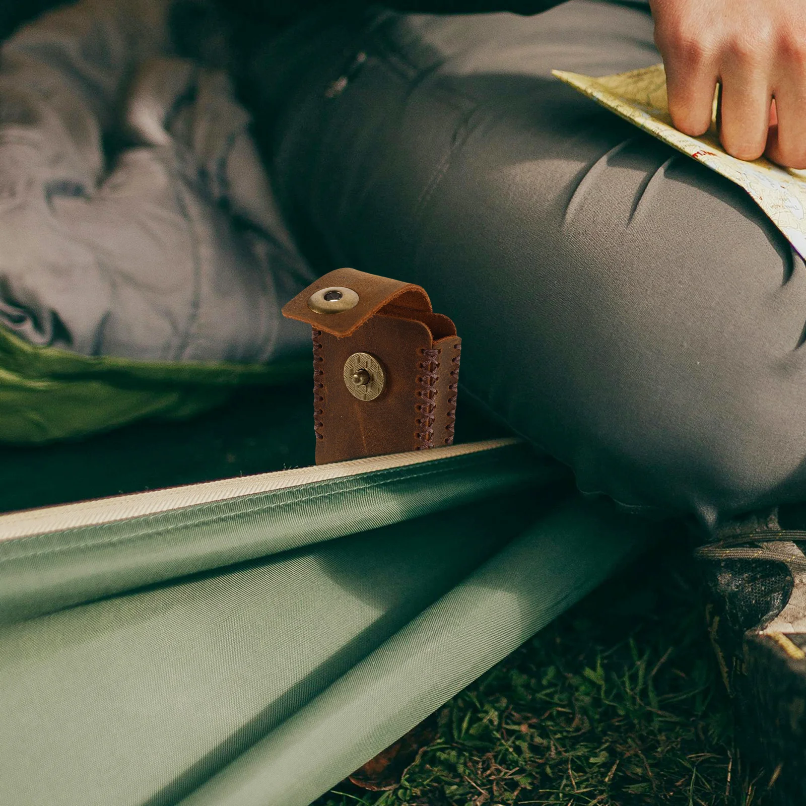 

Camping Lighter Case Portable Lightweight Protective Cover Stylish Cigarette Lighter Holder Waterproof Belt Bag Sleeve