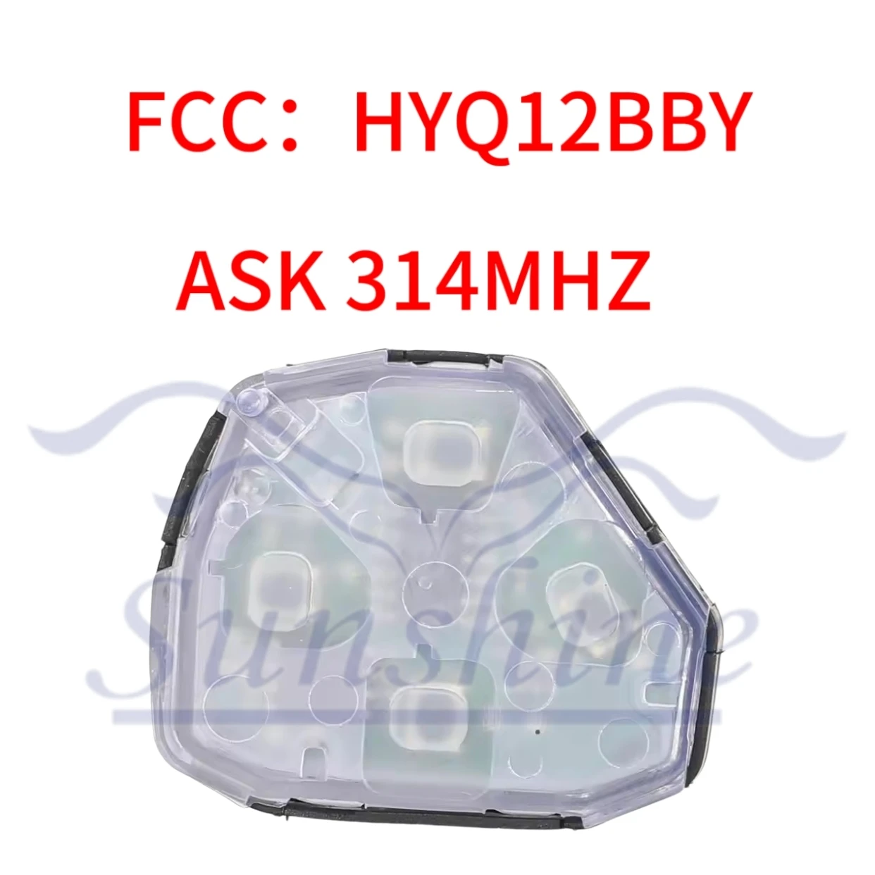 For Toyota Camry Avalon Corolla Matrix RAV4 Yaris Venza tC/xA/xB/xC HYQ12BBY 314.4Mhz ID4D 67 G Chip Car Remote Key Blade TOY43 - Image 5