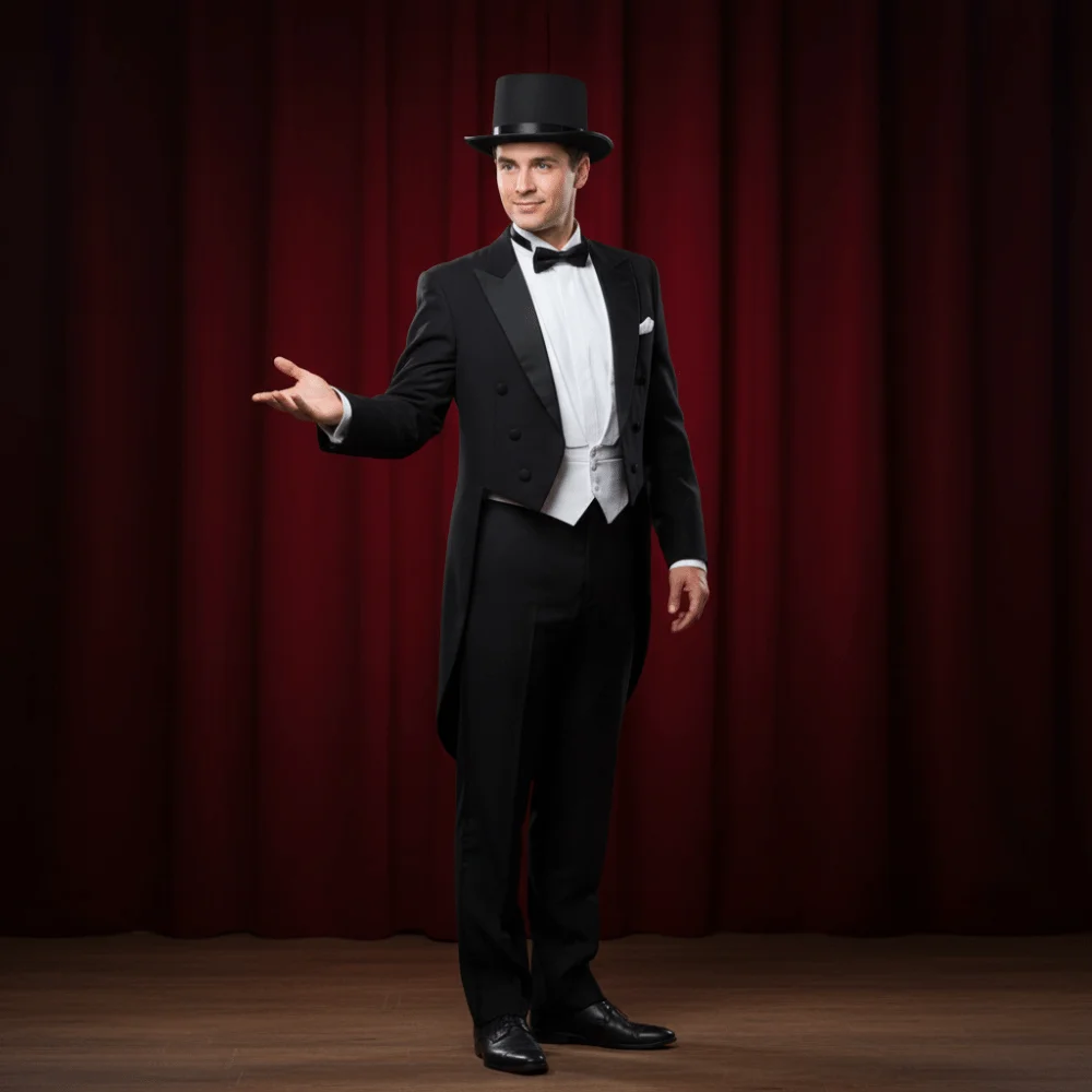 Fashion Multi Occasion Wear Magicians Hat Magician Costume Lightweight Magician Top Hat Multicolor Party Costume Cap Party
