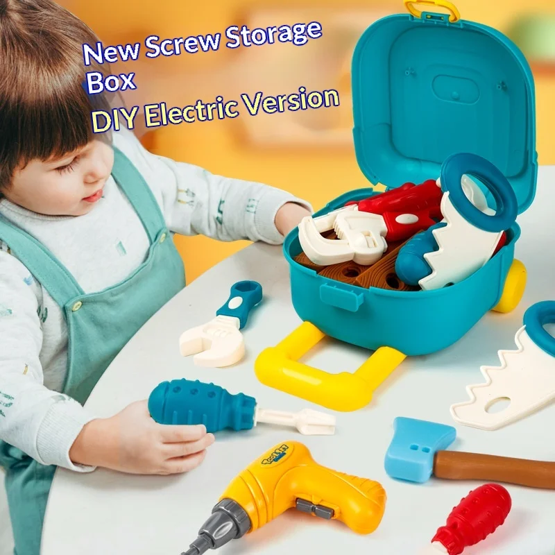 Zestaw narzędzi do naprawy, układanka treningowa, rozwijający zdolności manualne, narzędzie do wyciągania, skrzynka narzędziowa do napraw
