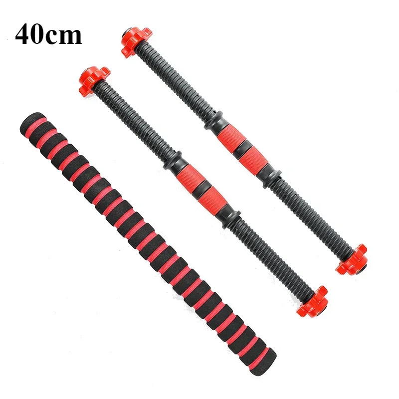 Threaded Dumbbell Handle Bar Extension Bar Set Adjustable Dumbbell Bars for Weight Lifting Home Gym Fitness Exercise Weights Bar