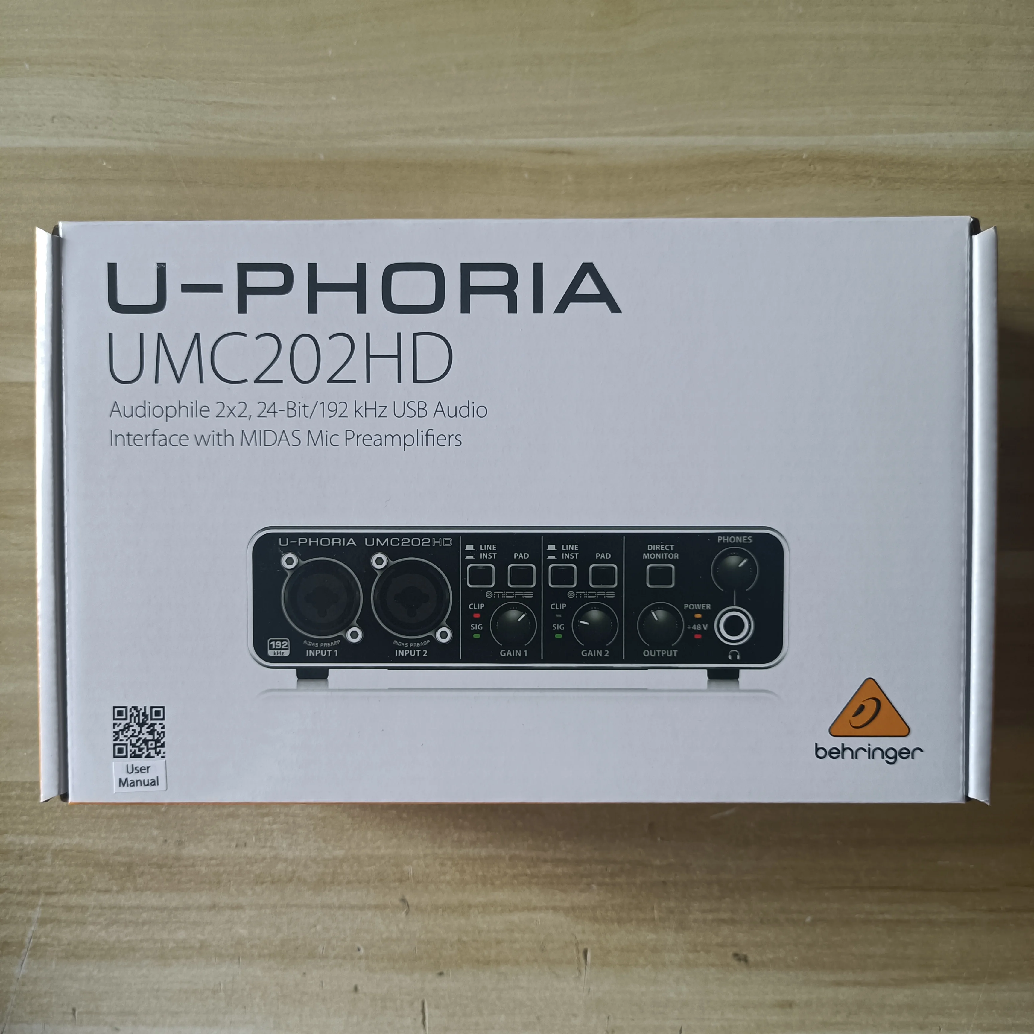 Behringer UMC204HD/UMC202HD/ UMC22 Sound Card Audio Interface