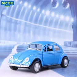 Coche Volkswagen Beetle Vintage de alta simulación, modelo de aleación de Metal fundido a presión, juguetes para niños, regalos de colección A136, 1:36, 1967