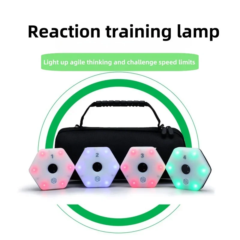 Reaction Training Light Speed Agility Reaction Equipment Boxing  Football Basketball set of 4 light version APP version
