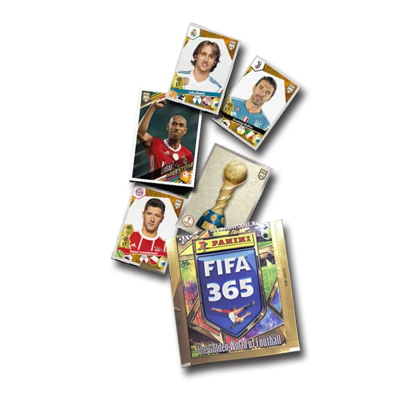 Panini Football League 2018 Fifa 365 Official Star Collection Sticker Game Toys Card Book; Whole Box Christmas Birthday Gift