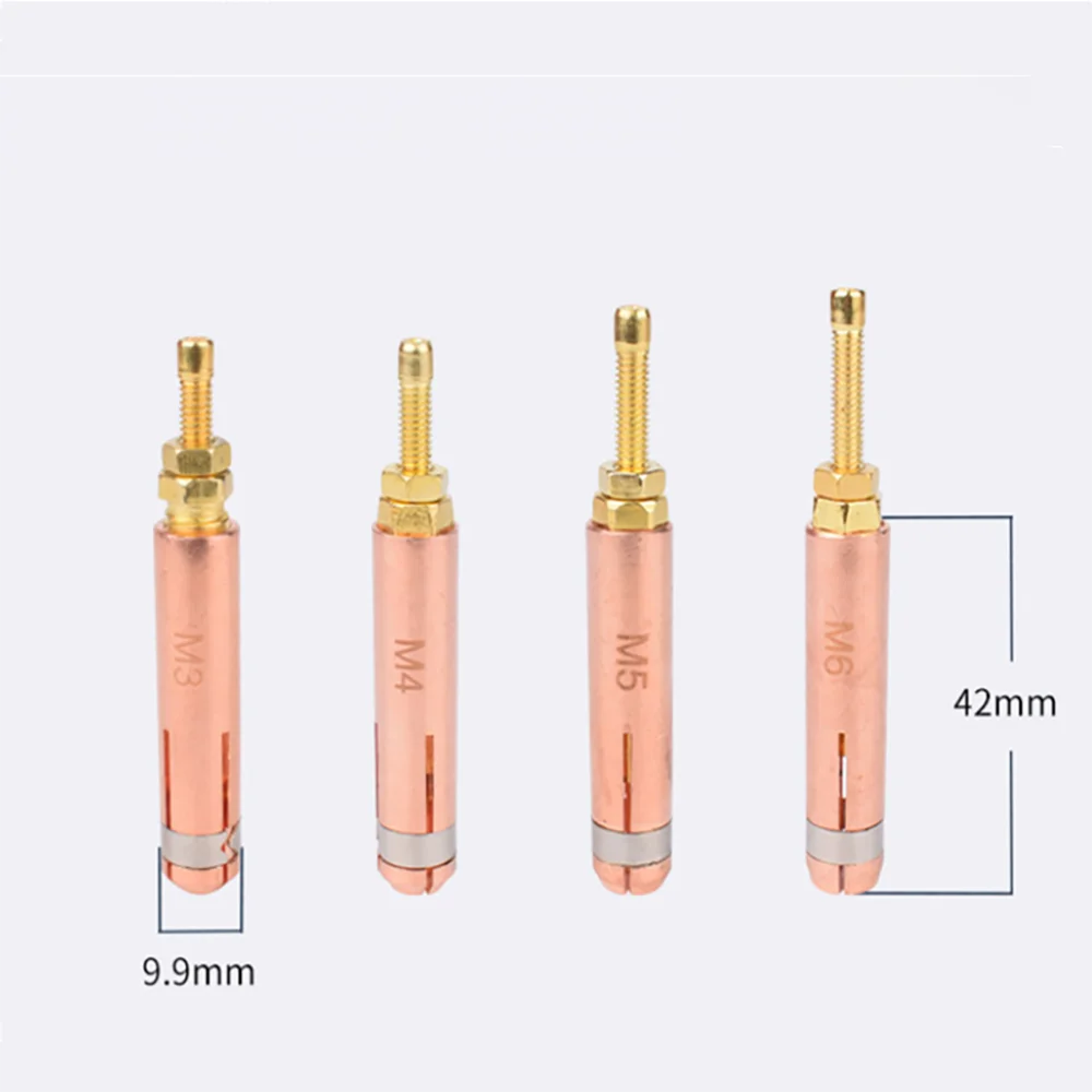 Only 1pcs M3 M4 M5 M6 M8 M10 Collet Chuck for Capacitor Discharge CD Stud Welding Gun Welding Torch Stud Welding Welder Machine