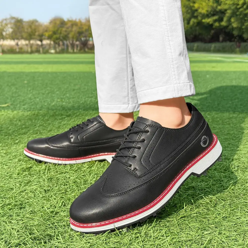 2025 New Golf Shoe for Men Top Sneakers Comfortable Leather Golf Sneakers Mens Designer Slip Resistant Golf Training Shoes