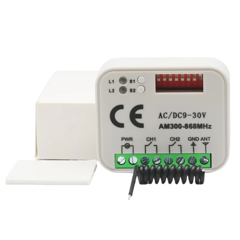 Handel hurtowy 2 kanałowy Rx-Multi 300-868 MHz AC/DC 9-30 V odbiornik do elektronicznego zamka drzwi garażowych