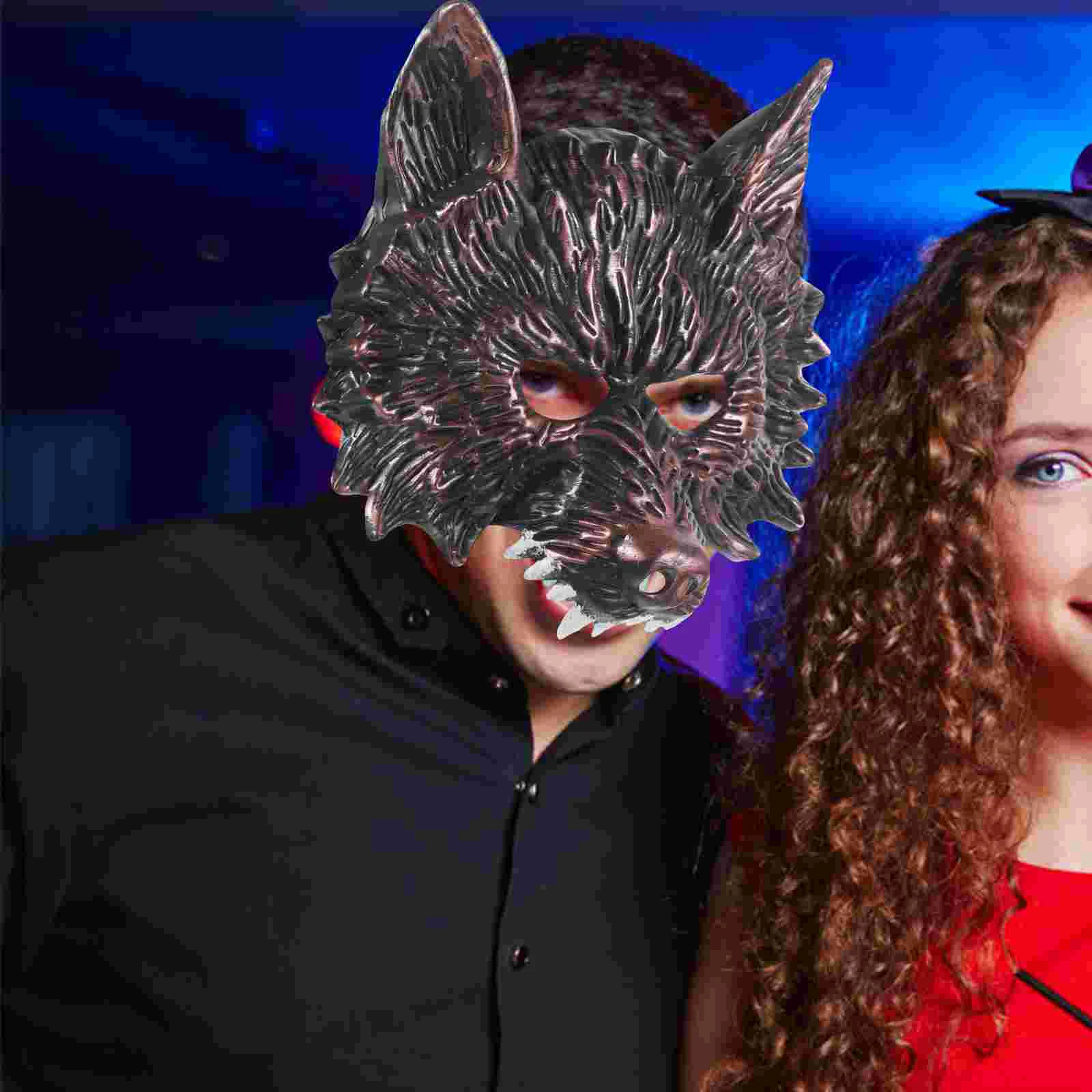 Wolf Masker Cosplay Party Weerwolf Maskers Halloween 3d Kostuum Rekwisieten Kostuums Outfit Prom Volwassen