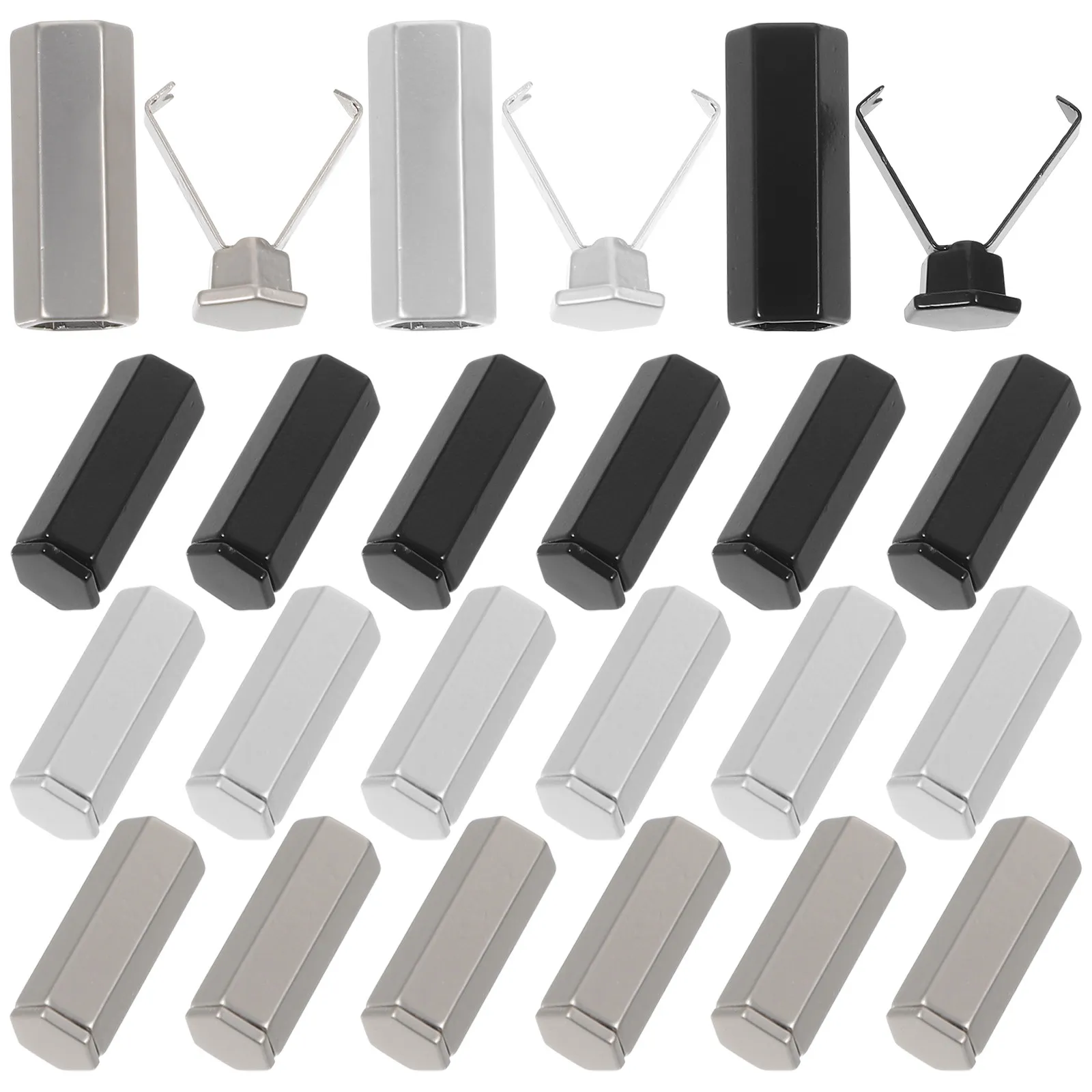 

30 шт. фиксаторов для шнурков, стопоров для веревок, концевиков для шнуров, застежек-фиксаторов, DIY фиксаторов для одежды, стопоров для шнурков из сплава