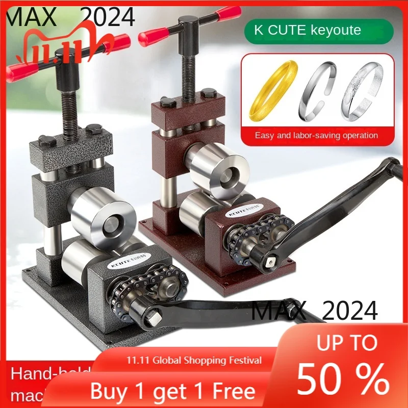 Anello braccialetto Rolling Machine argento Camber Jack saldatura punto di saldatura appiattimento rotolo rotondo piegatura strumenti di gioielli in
