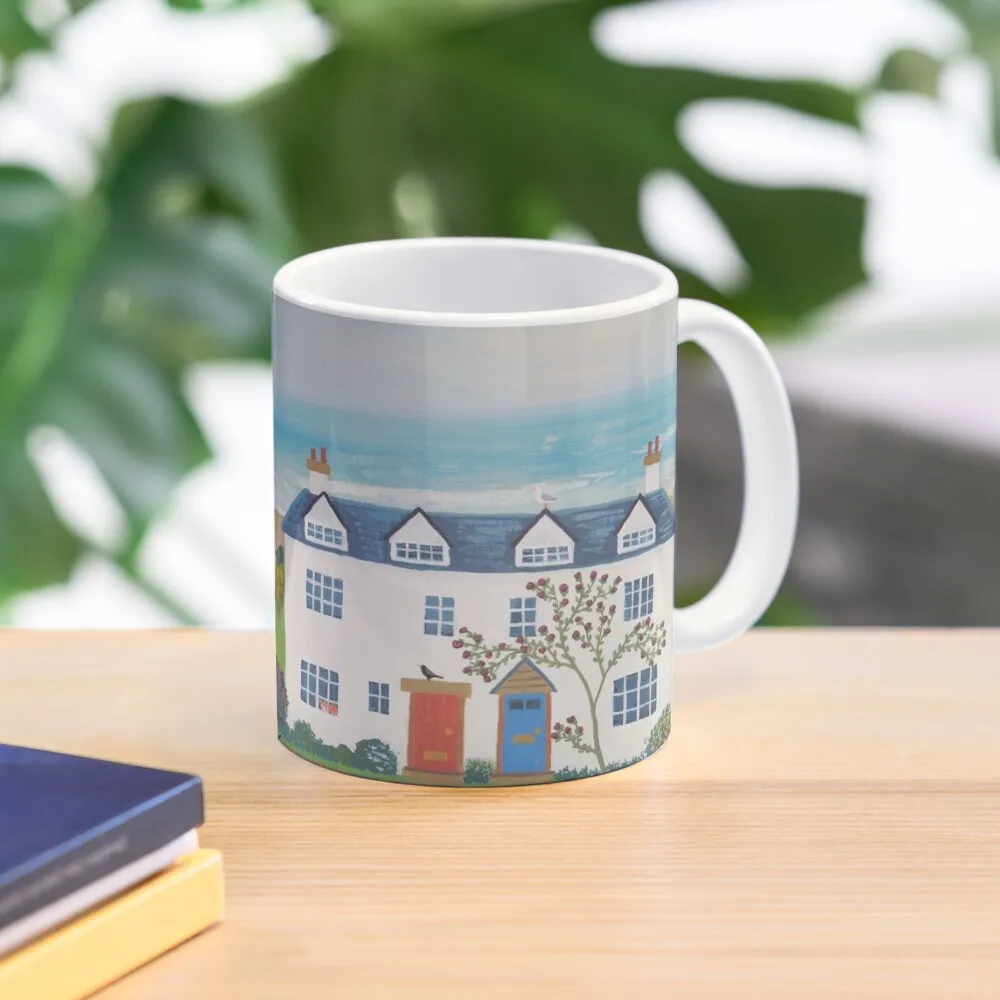 

Beach View Cottages Coffee Mug Funnys Tea Cups Cups For Tea Set Mug