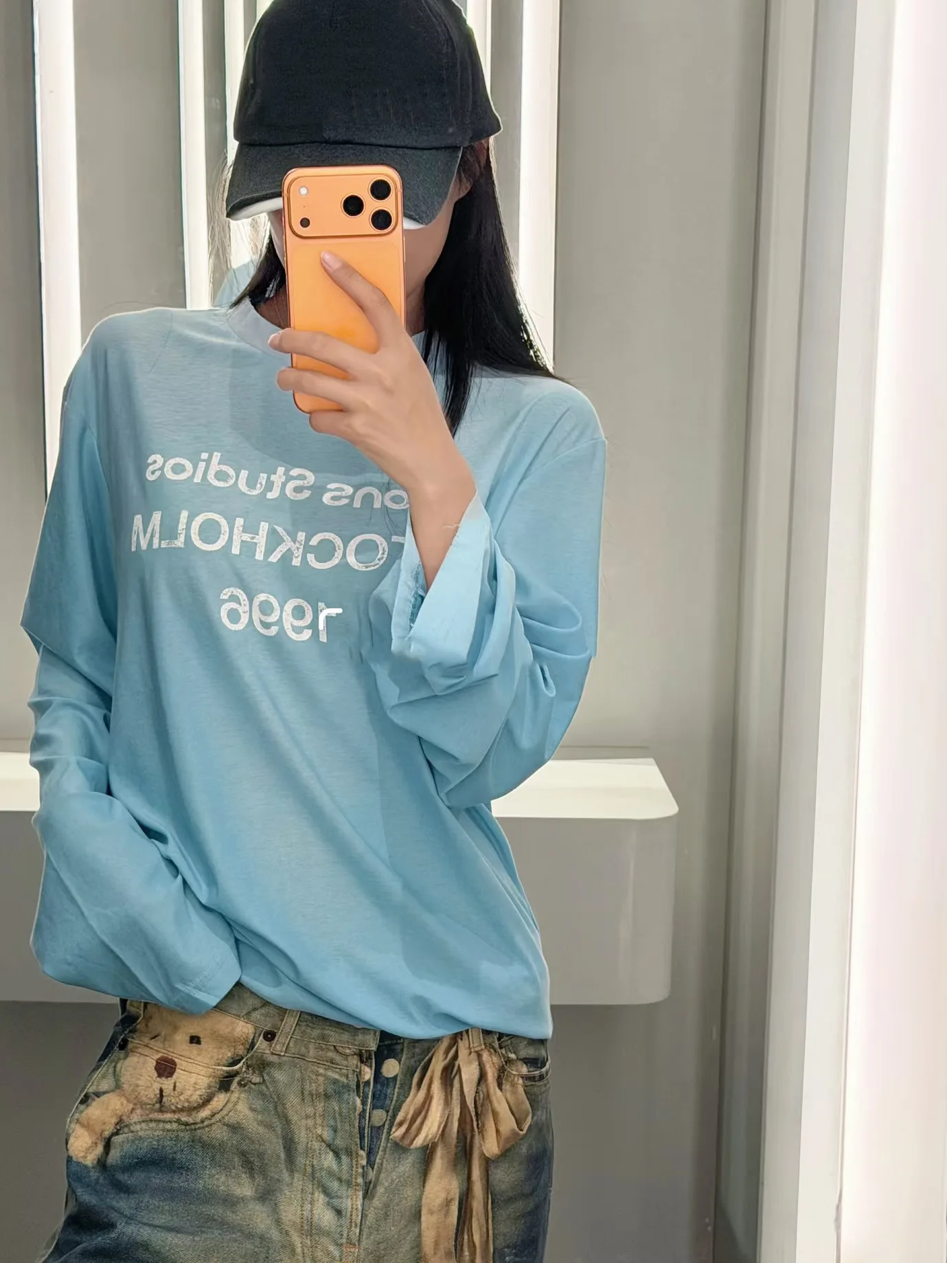 Summer 2026 New South Oil Version T-Shirt Short Sleeve Gradient Dyeing Cotton Linen Print Casual Loose Fit Women's Top