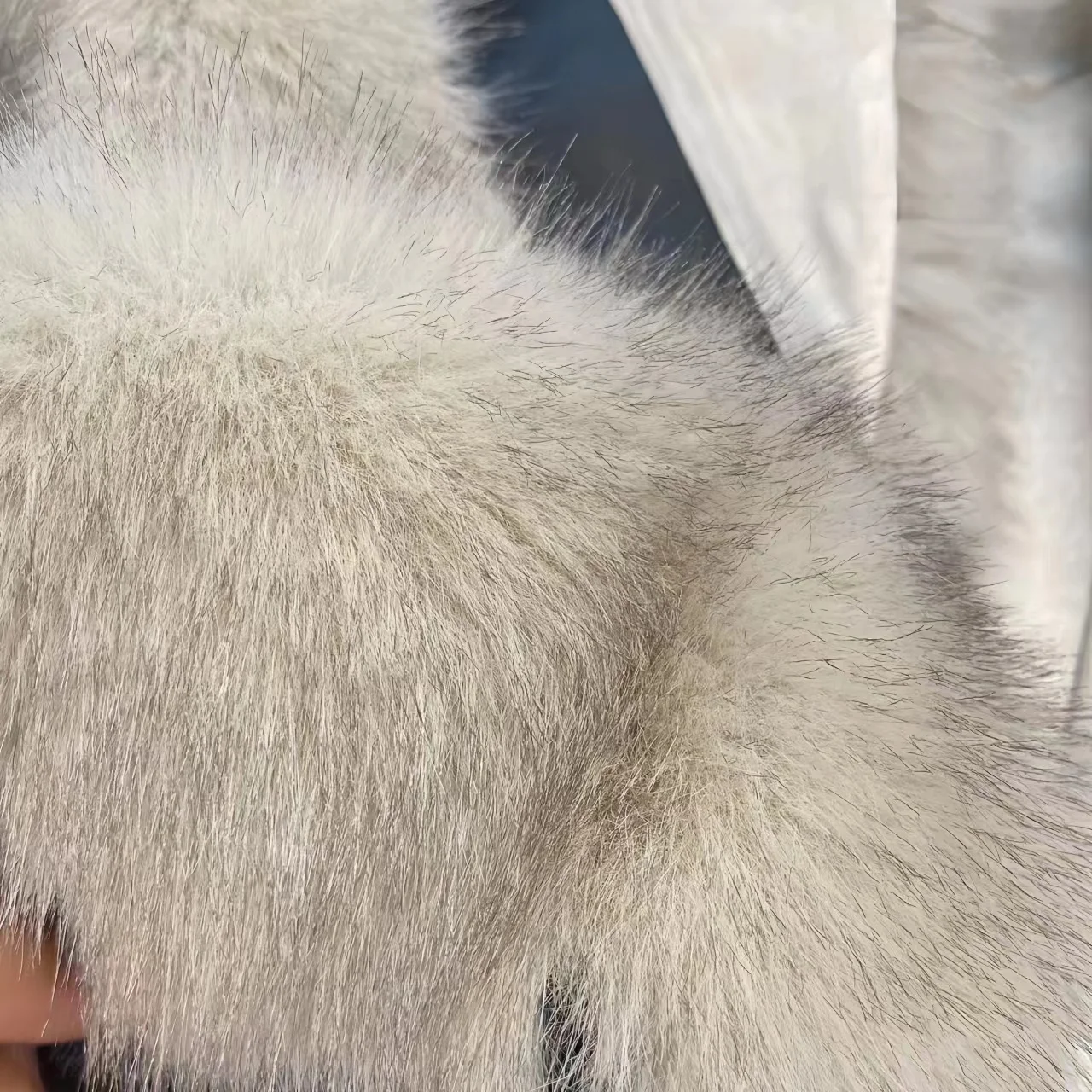 Faux Fur Coat for Women, Spliced Leather Jacket, Thick Warm Clothes,Double Breasted, High Quality, Autumn and Winter