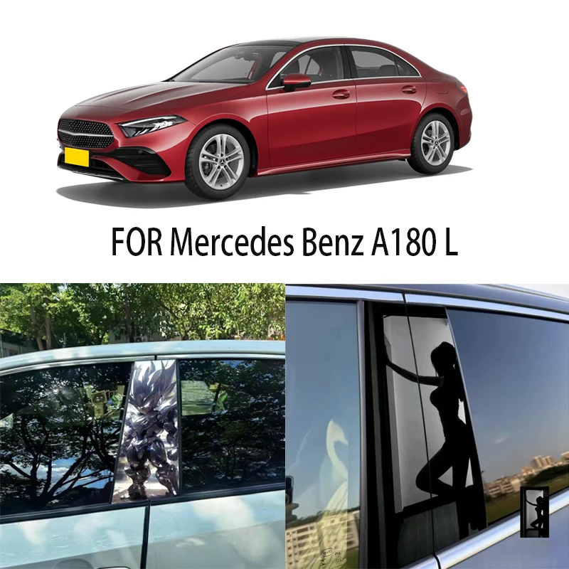 

FOR Mercedes Benz A180 L window trim center pillar sticker