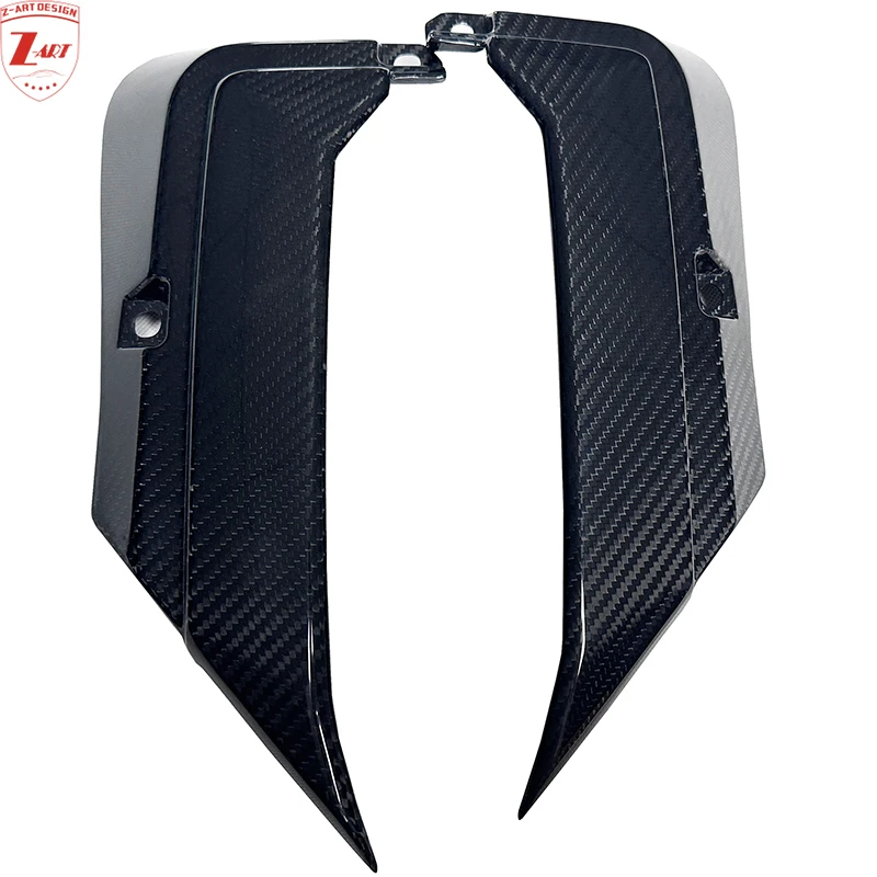 Z-ART Dry Carbon Fiber Front Trunk Lid Vents for Aventador 2011-2017 Dry Carbon Fiber Front Lid Duct for LP700 LP720 LP740 LP750