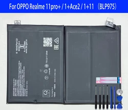 New 100% high capacity BLP975 Replacement Battery For OPPO Oneplus 11/ 1+11/1+11R 5G Phone Batteries+Tools