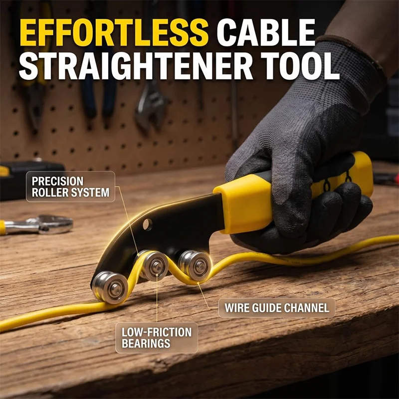Cable Straightener Tool Manual Wire Trimming Tool For Electric Cabinet Wiring Terminal Wire‑aligning Electrical Maintenance