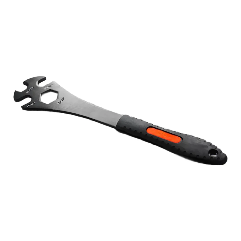 For On-the-go Repairs Black Bike Pedal Wrench Bicycle Repair Kit Carbon Steel Construction For Most Bicycle Models