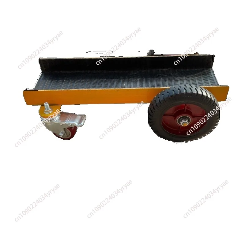 

Тележка для обработки камня, четырехколесный погрузочный грузовик, тяжелый канал, стальная твердая резина, универсальные инструменты для тачки на колесах