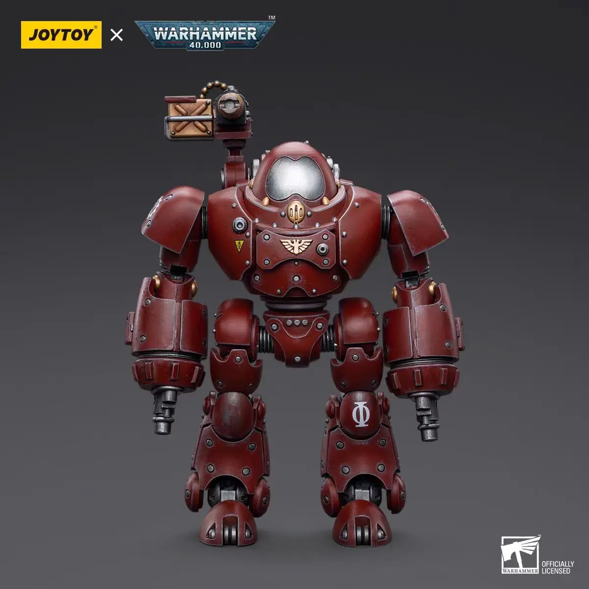 JOYTOY Warhammer 40k 1/18 Action Figures Mecha Anime 24cm Adeptus Mechanicus Kastelan Robot with Heavy Phosphor Blaste