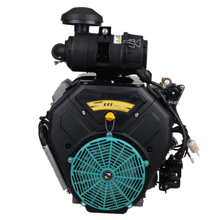 999CC Electronic Injection EFI LC2V90FD  Engine Electric Start 4 Stroke Output Shaft 36.5MM 35HP Loncin 2V90F