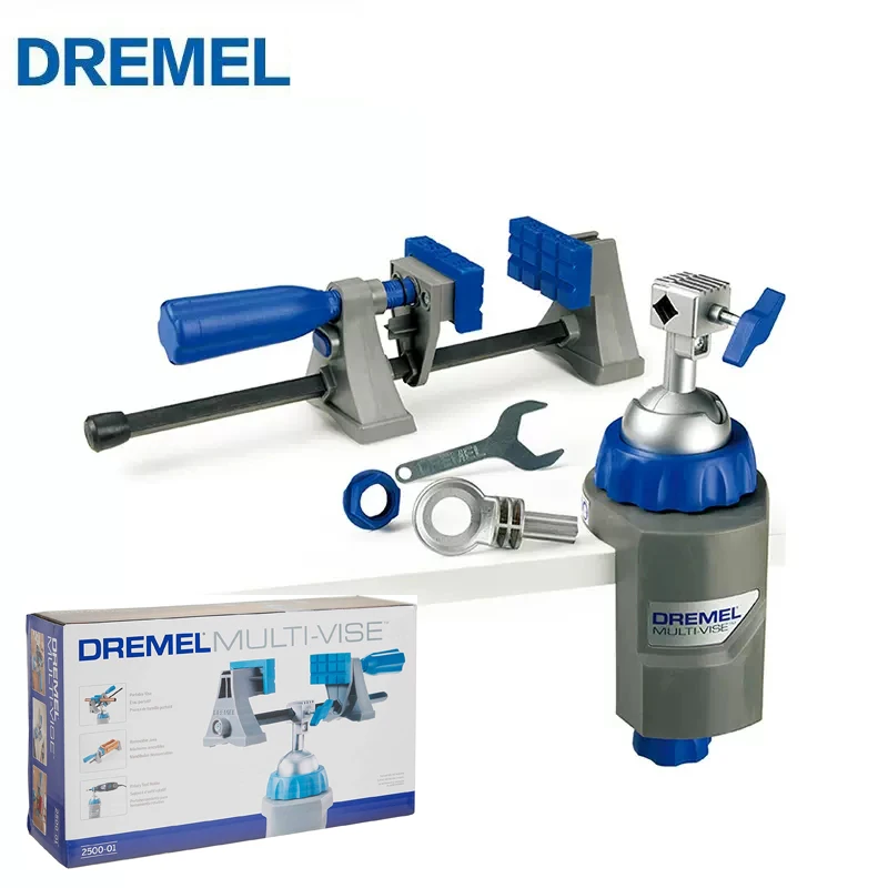 Imagem -02 - Dremel Rotary Tool Attachment Conversor de Ângulo Direito Eixo Flexível Aperto Escudo Mesa do Roteador Guia do Cortador Kit de Vise Suporte de Ferramenta Rotativa