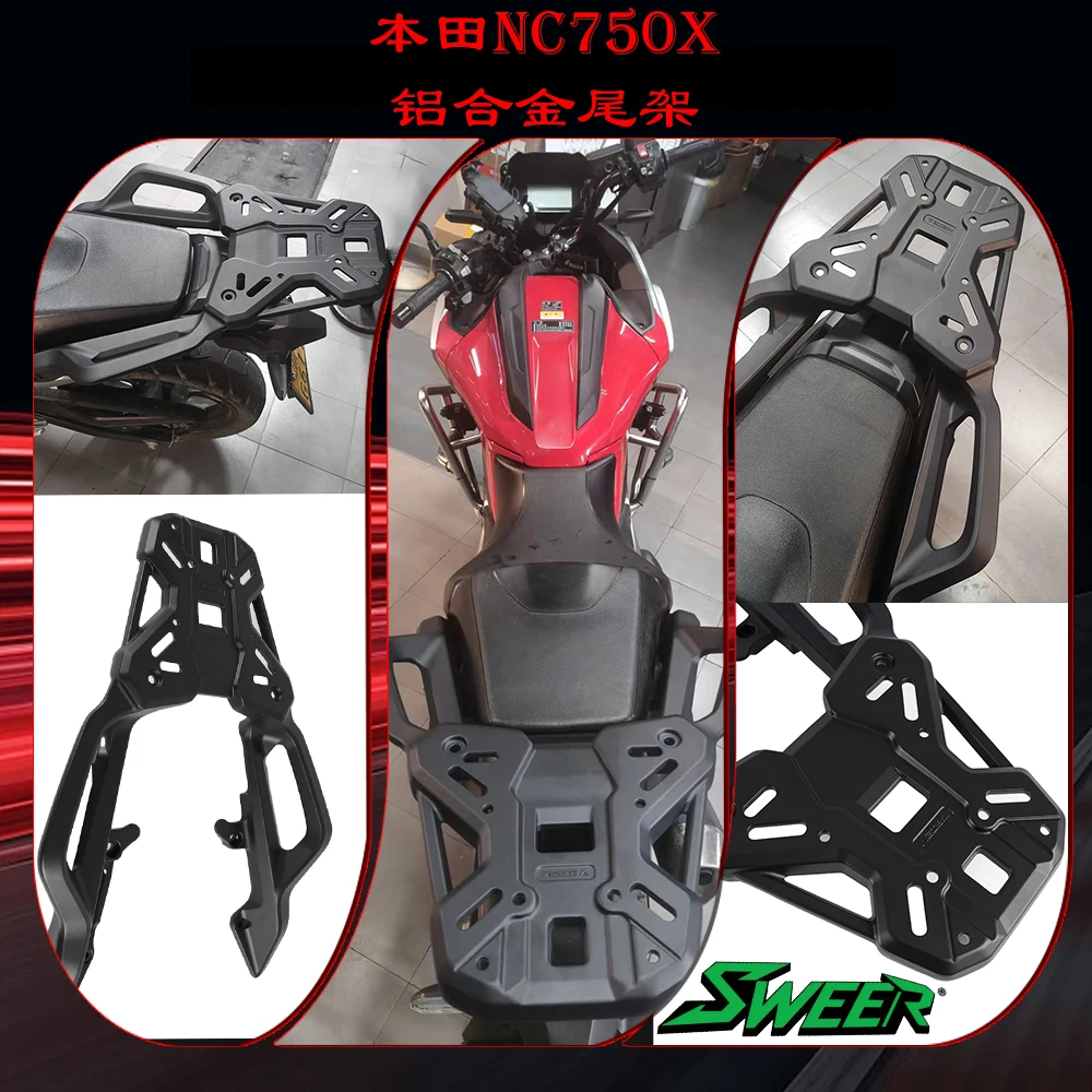 Rear Carrier Luggage Rack for Honda NC750X Motorcycle Aluminum Alloy High Load Capacity Durable Wholesale Upgrade