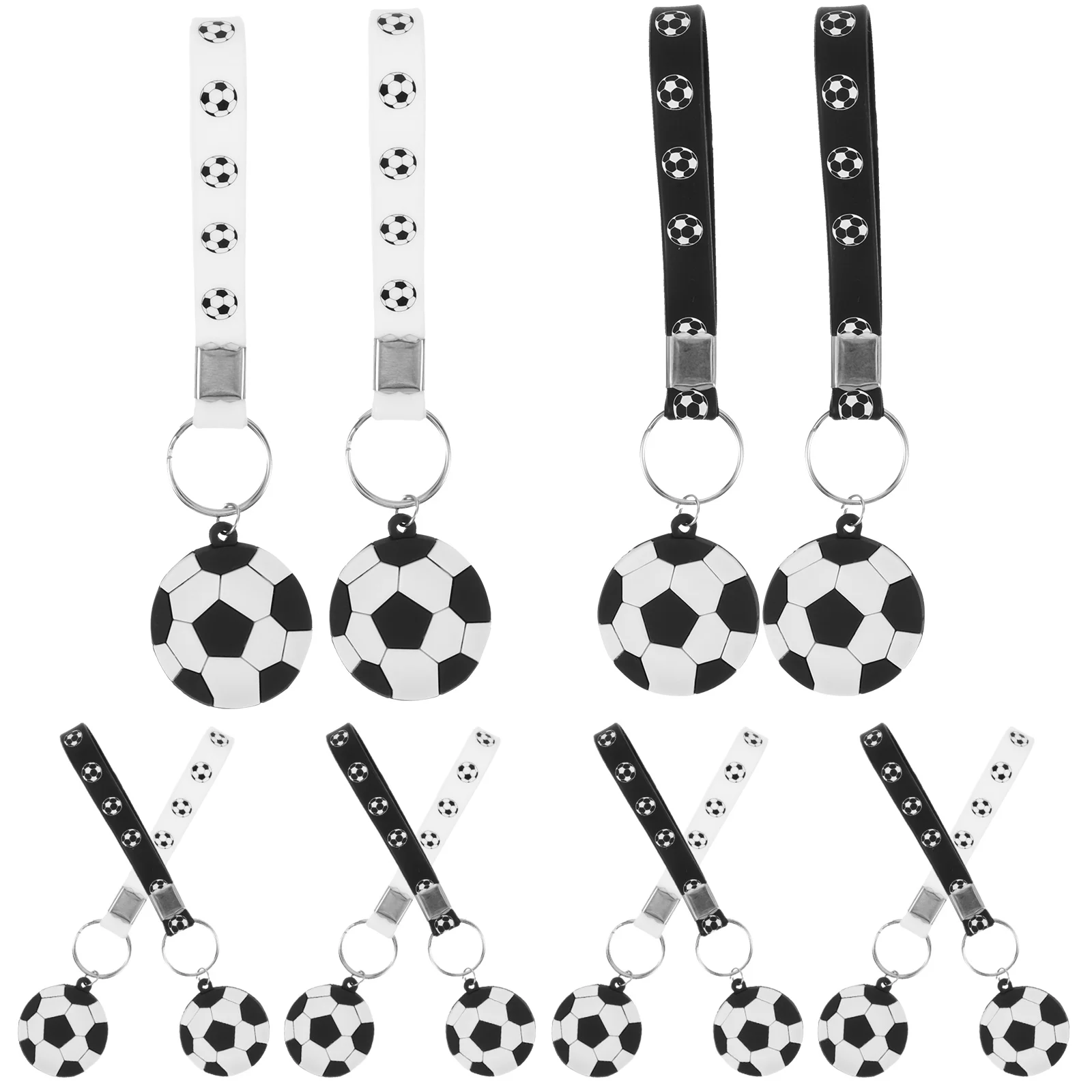 Football Key Ring Creative Chain Pendants Sports Soccer Keychain Hanging Keychains Rings