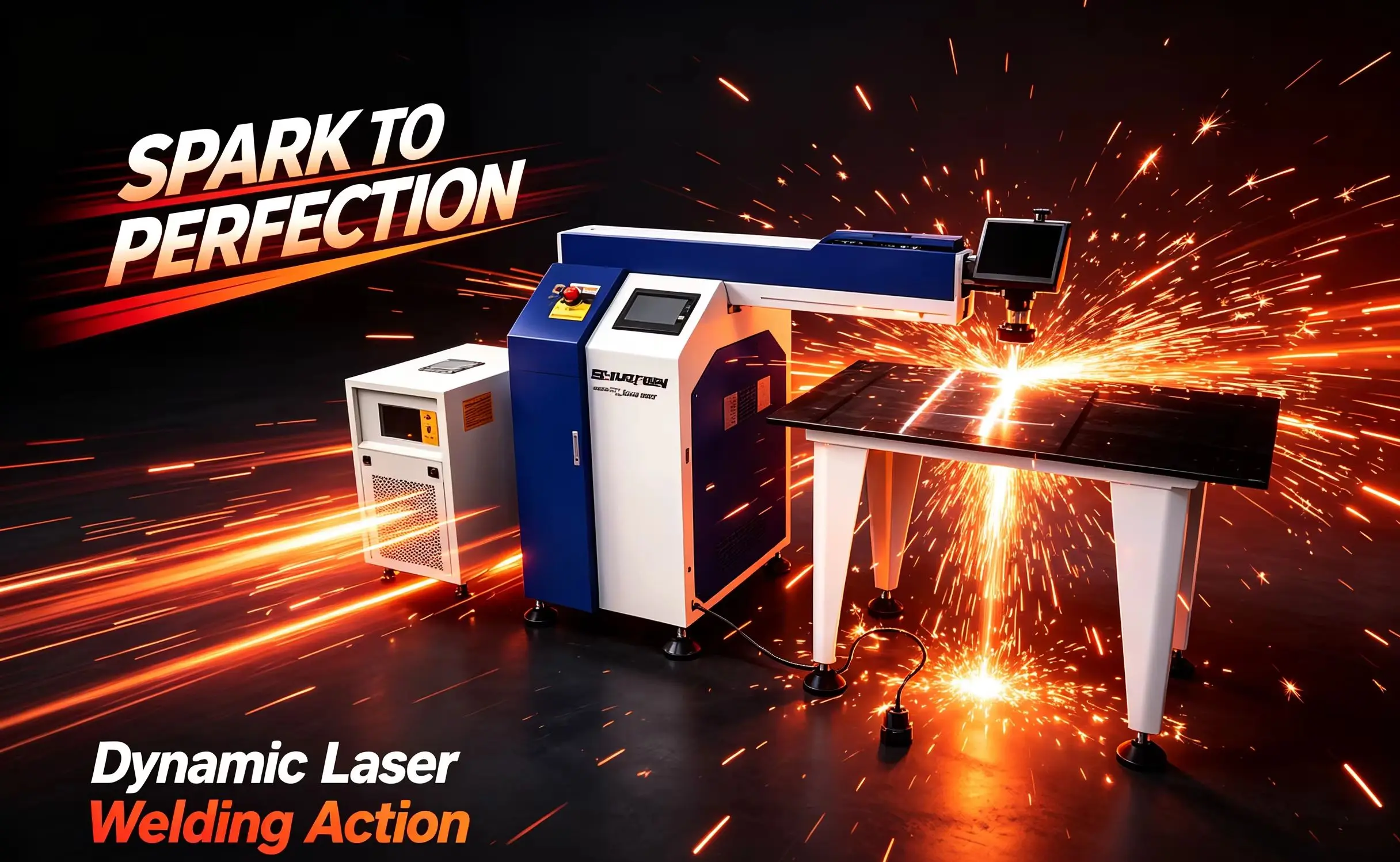 Cantilever Laser Welding Machine Low Thermal Deformation For Stainless Steel Aluminum Mold Cavity Repair Processing