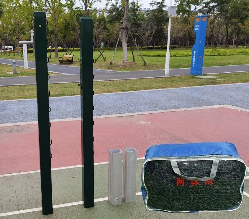 Air volleyball rack badminton rack two-in-one portable indoor and outdoor tennis column standard mobile tennis rack