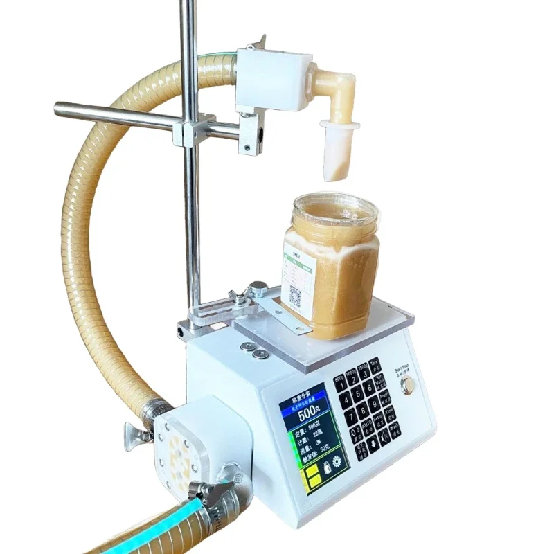 110/220V 6KG Electric Paste Honey Filling Machine Numerical Control Weighing Honey Fill Honey Automatically Bottling Machine