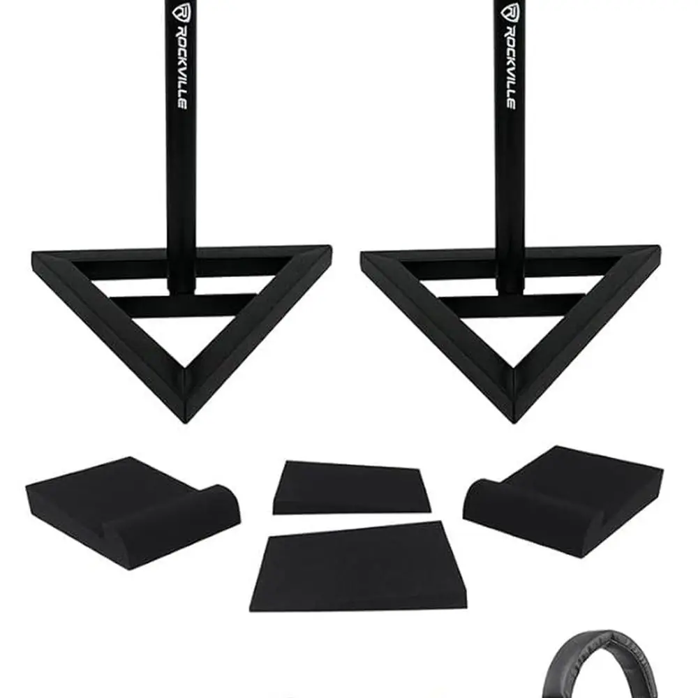 

Комплект музыкального производства ROCK-U MINI: MIDI-контроллер, студийный микрофон, наушники, два динамика, подставки, микрофонный экран и изоляция