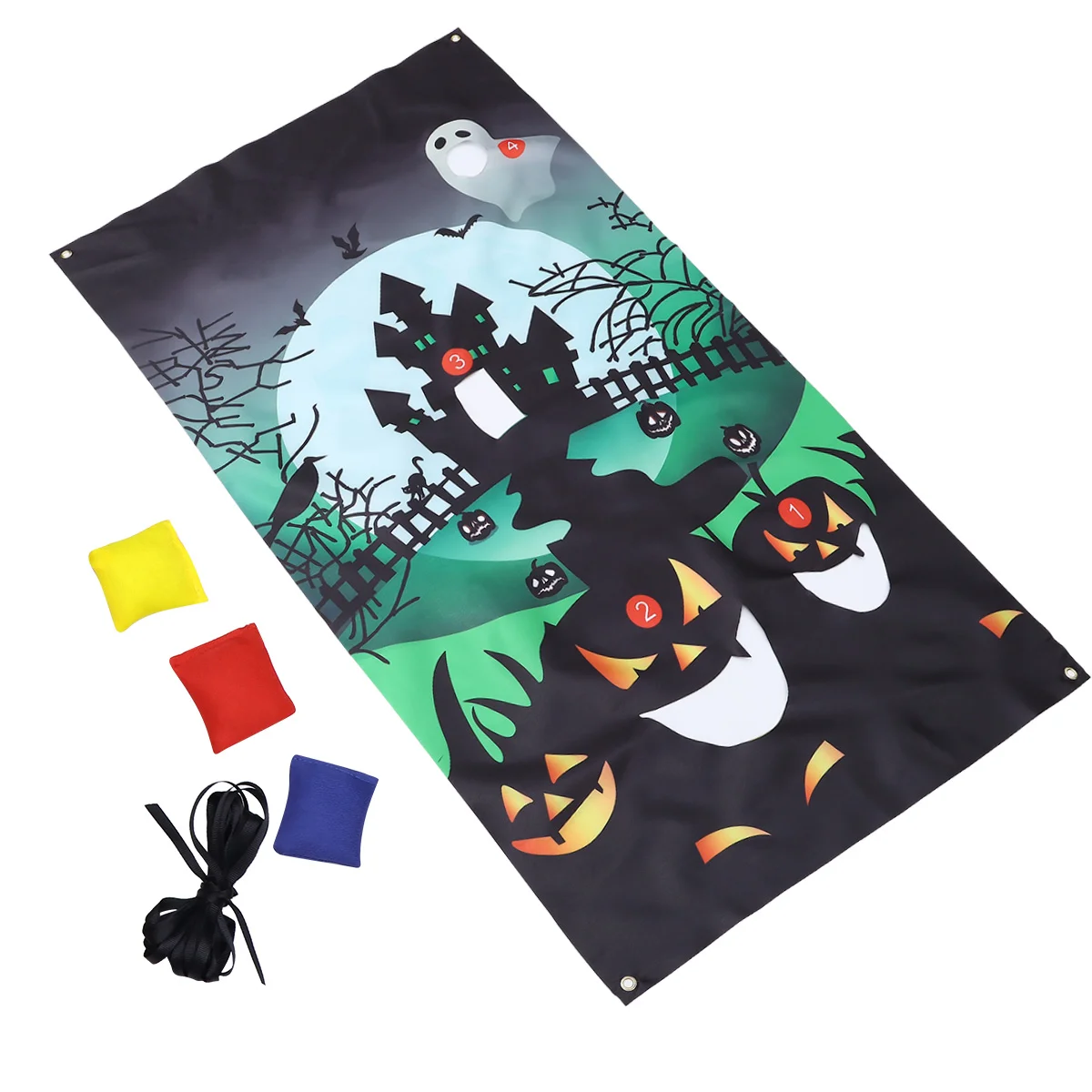 Halloween Beanbag Game Banner Sandbag Toy for Holiday Toss Delicate Flag Games Throwing Creative