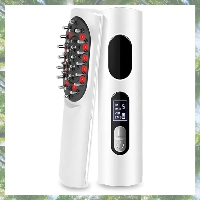 

L73A 2025-электрический аппликатор для масла для волос, расческа для массажа кожи головы, равномерно и точно распространяет эфирные масла на коже головы