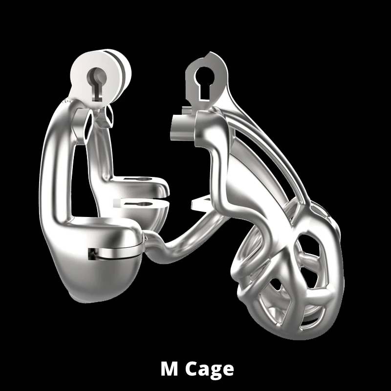 Extreme Bondage Stainless Steel Male Cock Cage Trumpet Penis Chastity Device Removable inner Tube Adult Sex Toys