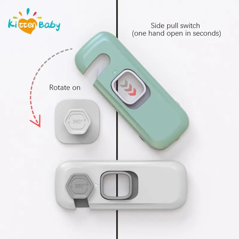 

Child Safety Cabinet Lock Drawer Door Locks Security Protection Baby Anti-Pinch Hand Baby Safety Lock Refrigerator Safety Buckle