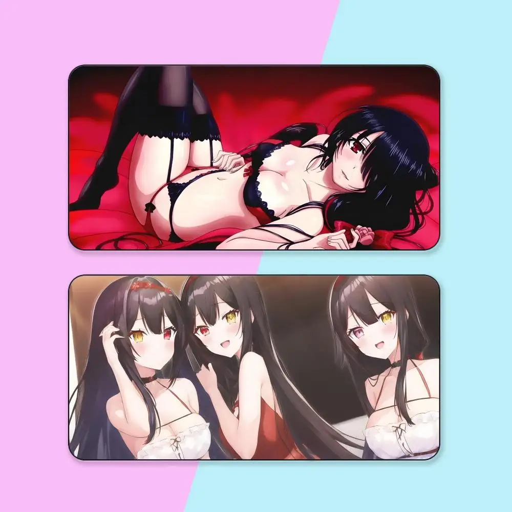 

Date a Live Ecchi Mouse Pad Rubber Computer Laptop Official Game Super Colored Print Aesthetic Pretty Popular Fashion Luxury Mat