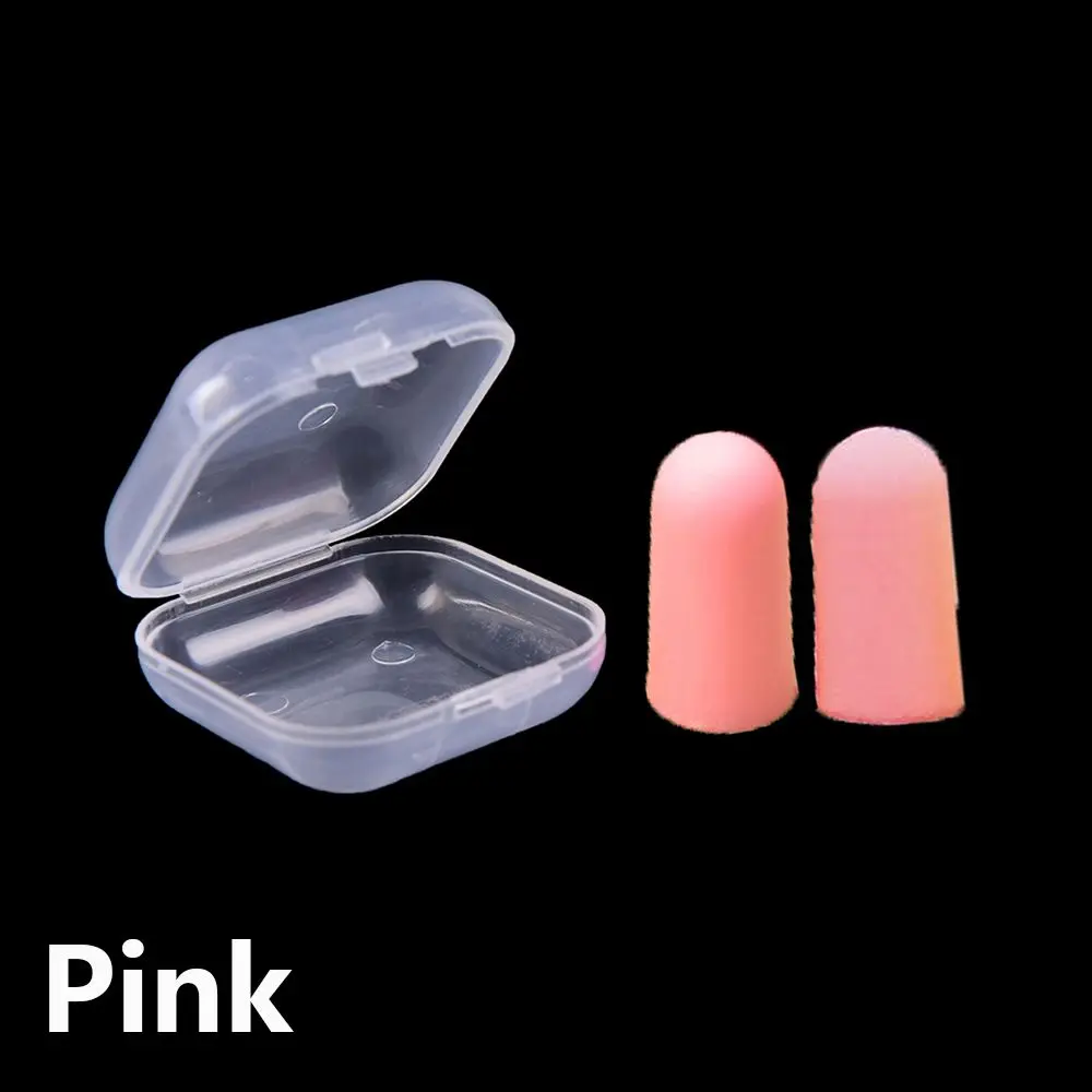 

1/5 Pairs Soft Anti-noise Rebound Travel Earplugs Earmuffs Tapered Shape Polyurethane Foam