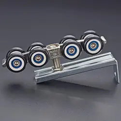 Durable Door Rollers for Sliding Doors Pulley Track Wheels Assembly Wood Glass