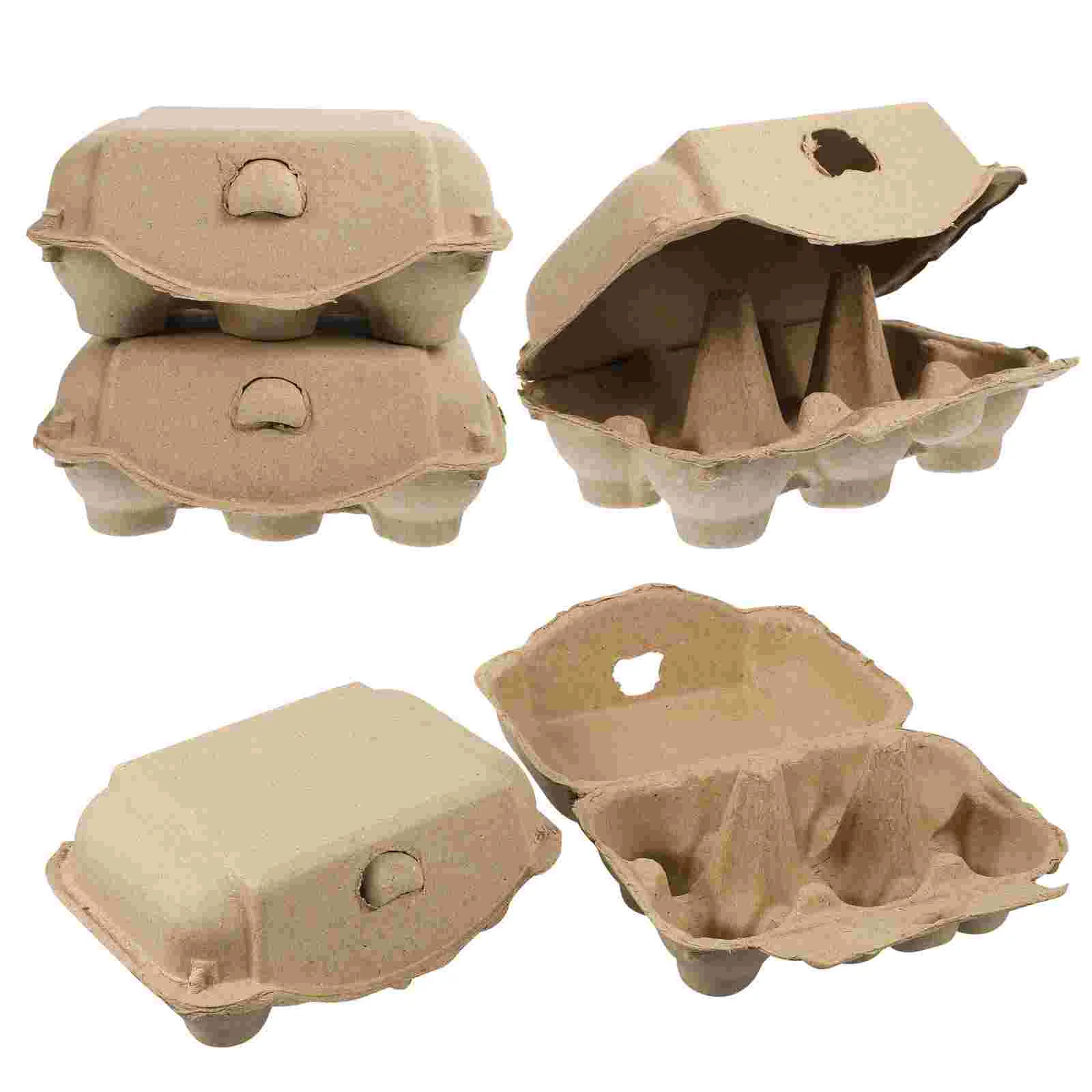 Egg Cartons Eggs Holder Paper Pulp Egg Storage Trays Egg Containers for Home Kitchen Restaurant